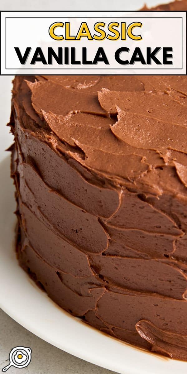 Vanille -Kuchen -Pin -Bild