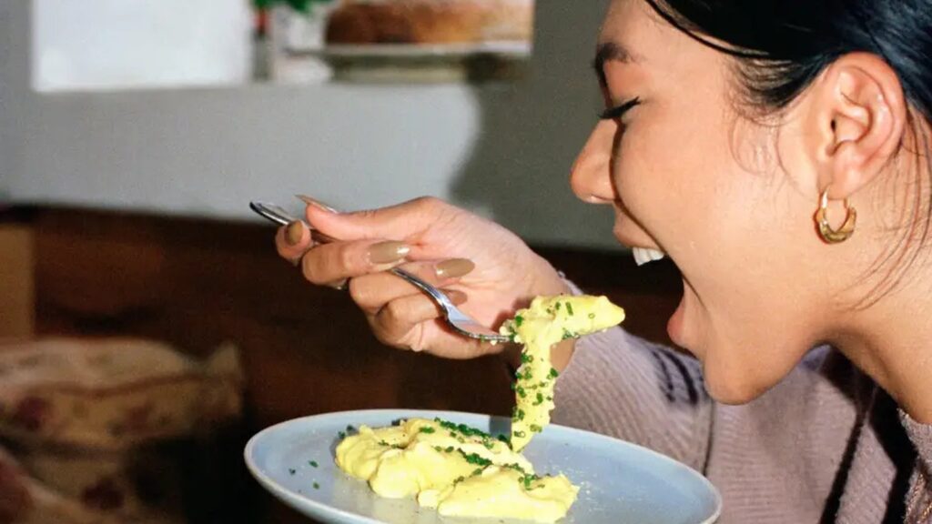 Woraus hergestellt von pflanzlichen 'Eiern'?