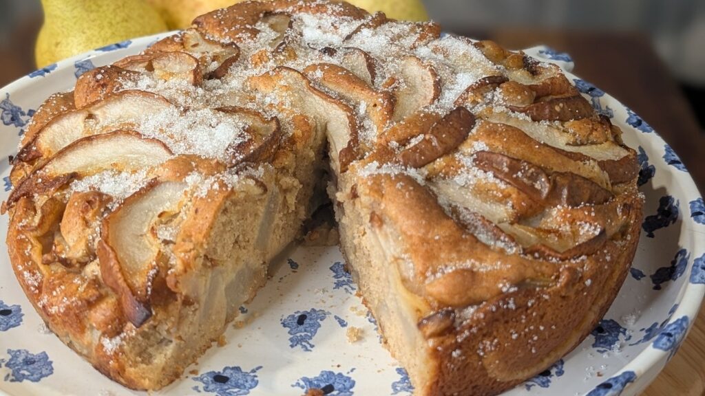 Eunices Birnen- und Ingwerkuchen: Heute