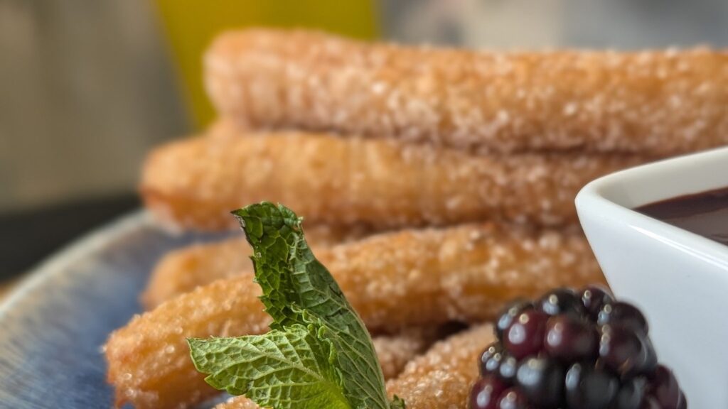 Alex Petits Heißluftfritteusen-Churros mit Schokoladensauce: Heute
