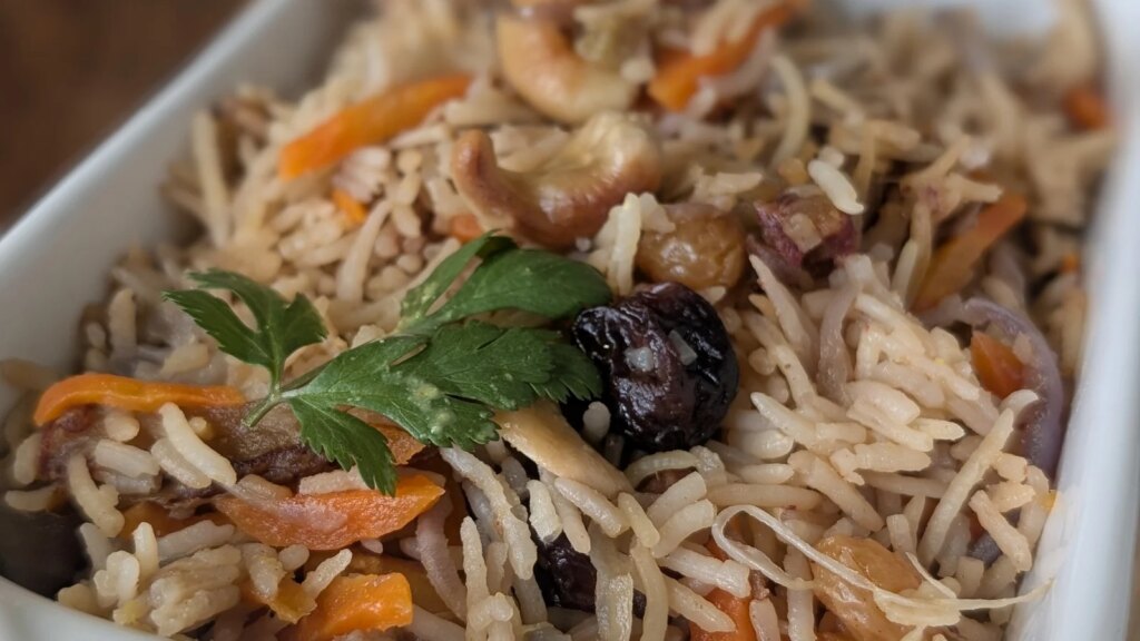 Linas getrockneter Pilao-Reis: Heute