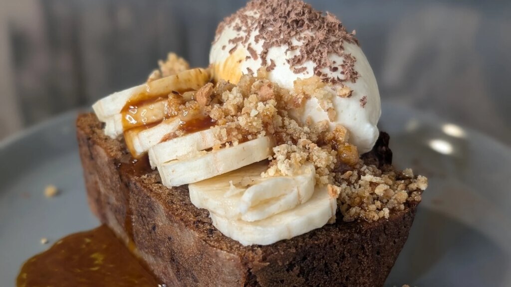 Bananenbrot von Mags Roches mit Karamellsauce: Heute