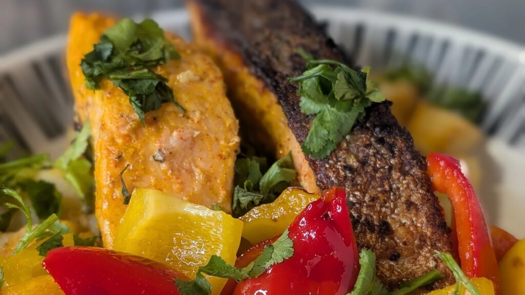 Lina Gautams Lachs mit nepalesischem Kartoffelsalat: Heute