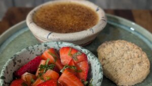 Kev Ahernes Espressocrème Brûlée mit irischem Sahnelikör: Heute