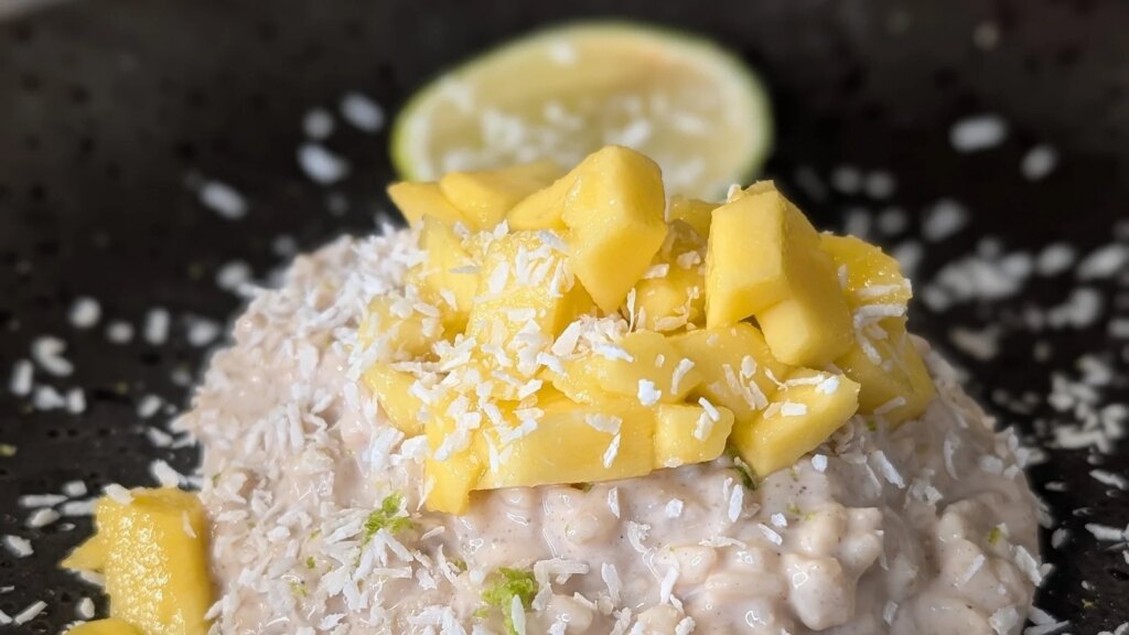 Derry Clarkes cremiger Milchreis mit Mango und Kokosnuss: Heute