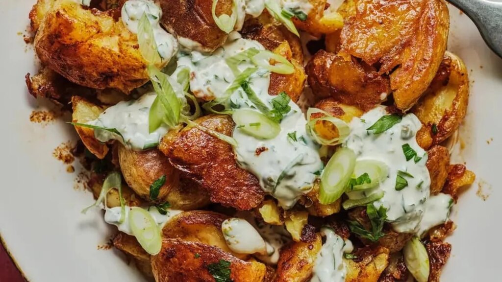 Jim Moores knuspriger Kartoffelsalat mit Senf-Kapern-Dressing