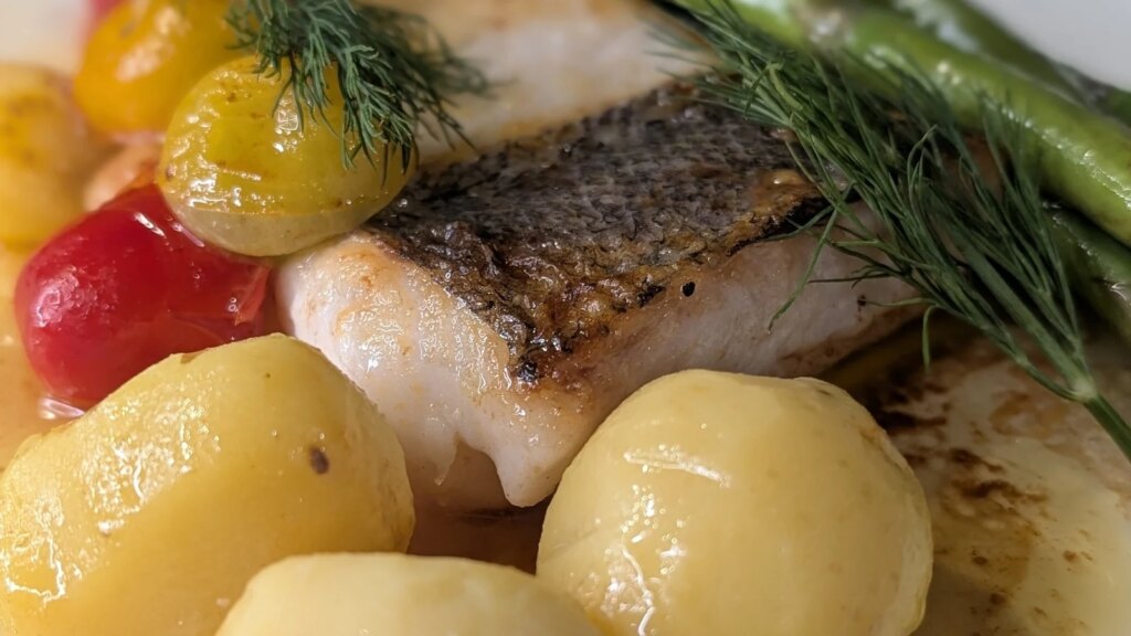 Paul Flynns Seehecht mit Spargel: Heute