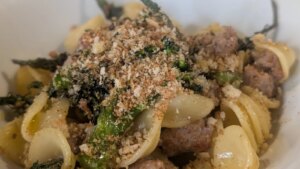Rosaria Mancheses Wurst- und Brokkoli-Orecchiette: Heute