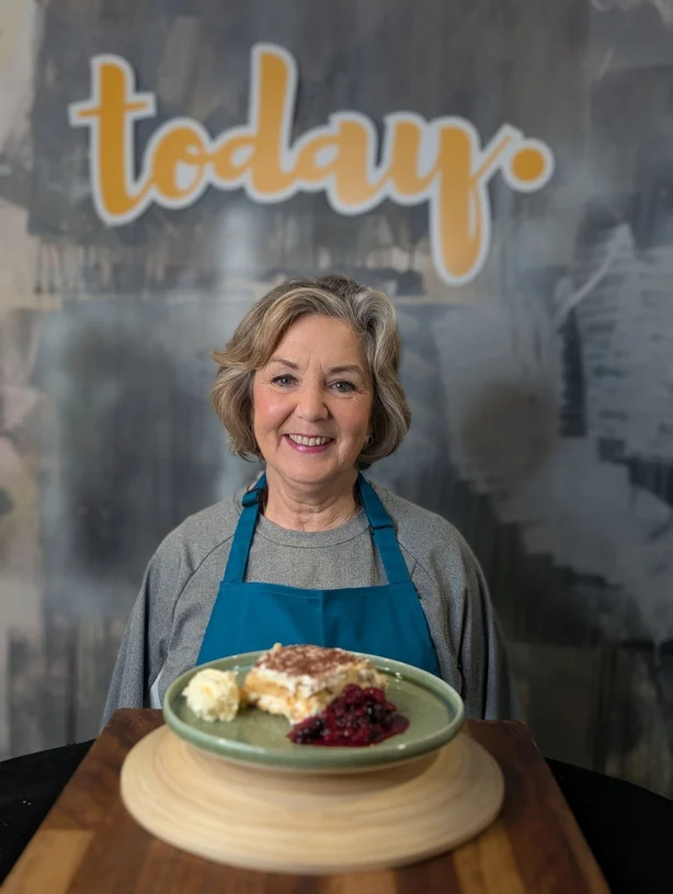 Gwen Delaney Profil mit Teller