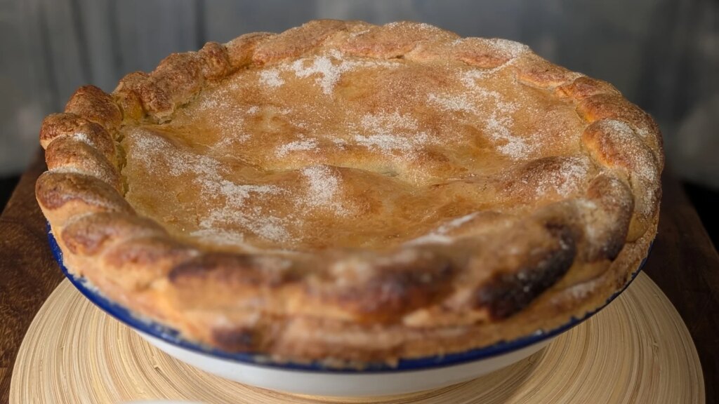 Shane Smiths Apfelkuchen und Vanillesoße