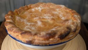 Shane Smiths Apfelkuchen und Vanillesoße