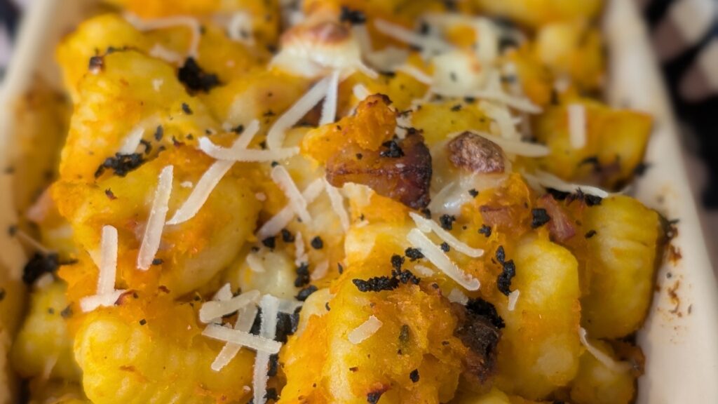 Gebackene Gnocchi mit Schweinefleisch und Butternusskürbis von Rosaria Manchese