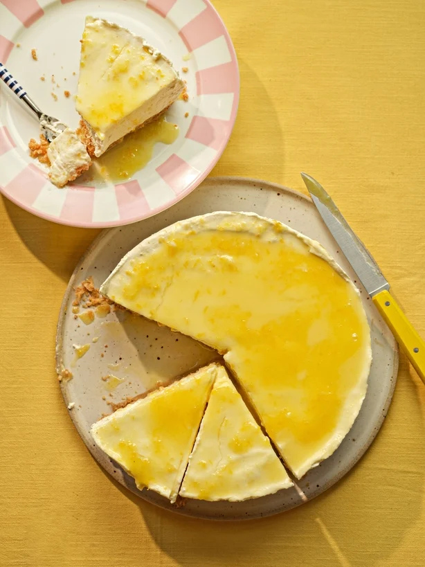 Zitronenquark-Käsekuchen ohne Backen