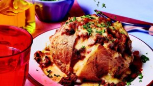 Rezept für Pellkartoffeln im Lasagne-Stil