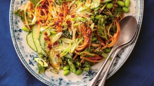 Rezept für würzige Tahini-Limetten-Nudeln von Richard Makin