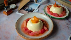 Donal's Italian Kitchen: Rhabarber-Orangen-Panna Cotta