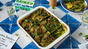 Donals italienische Küche: Pesto-Lasagne
