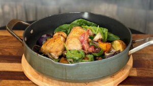 Malzessig-Hähnchen mit Pilzen von Paul Flynn: Heute