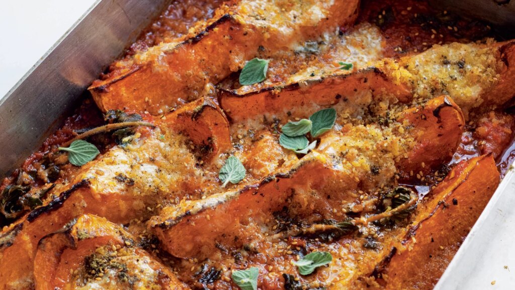 Butternuss-Parmigiana von Yotam Ottolenghi