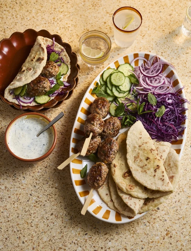 Lamm-Kofta-Kebabs