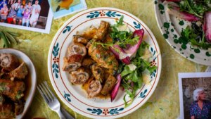 Donal's Italian Kitchen: Schweine-Saltimbocca-Rollen mit Artischocken