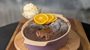 Aisling Larkins saftiger Jaffa-Kuchenpudding: Heute