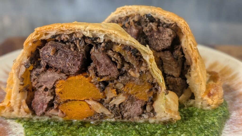 Rindfleisch-, Pilz- und Thymian-Pithivier von Mags Roche: Heute