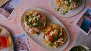 Donal's Italian Kitchen: Gebackene italienische Pinsa