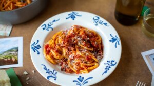 Donals italienische Küche: Amatriciana Buccatini